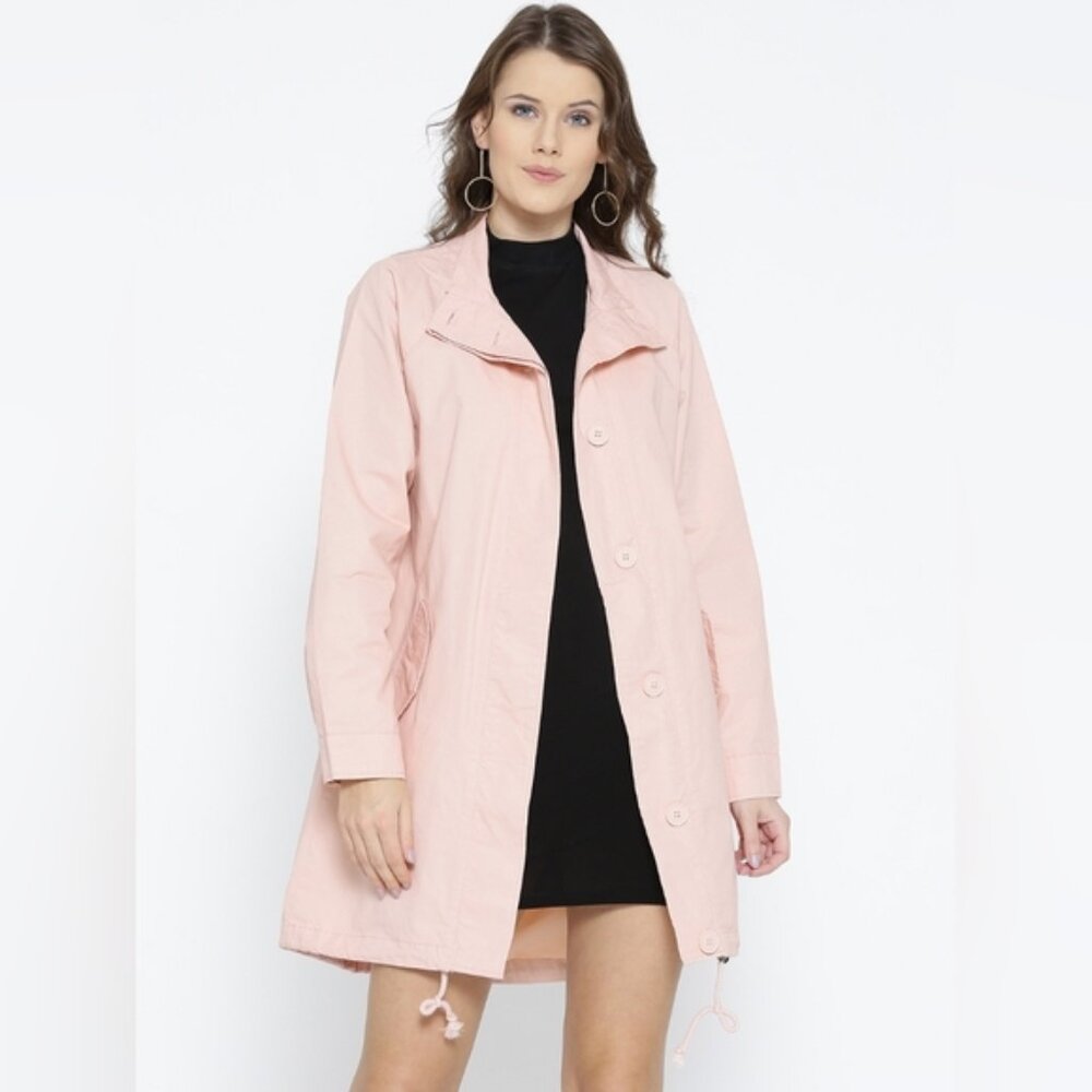 Forever 21 Light Pink Women's Trench Coat Jacket
